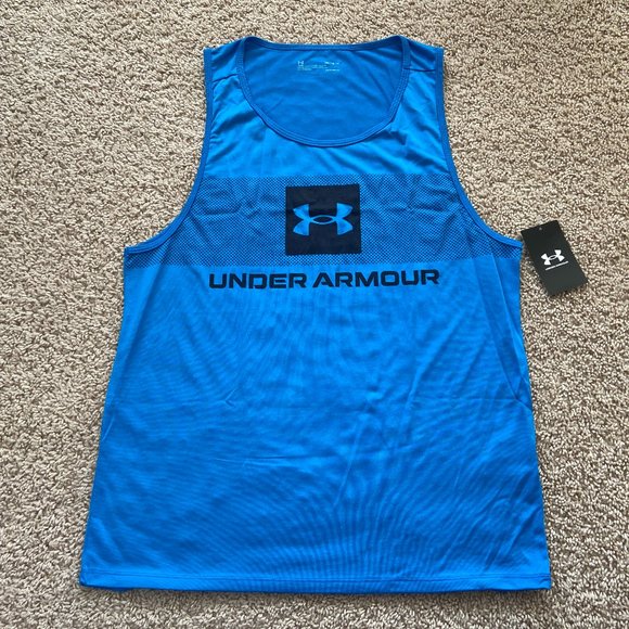 Under Armour Men's Tech Graphic Tank men blue - Picture 1 of 3